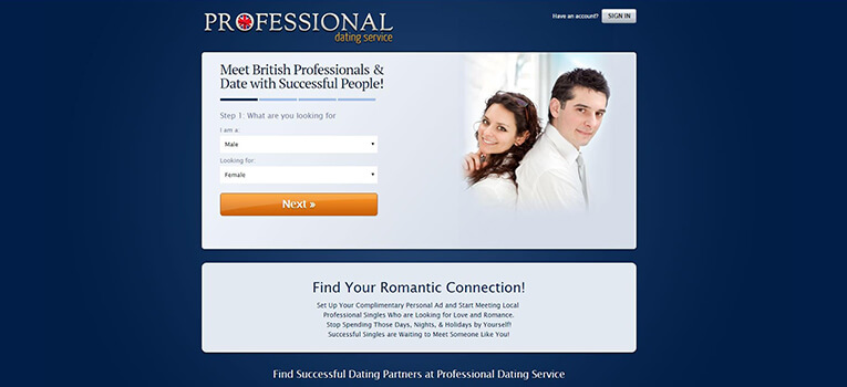 Professional Dating Service