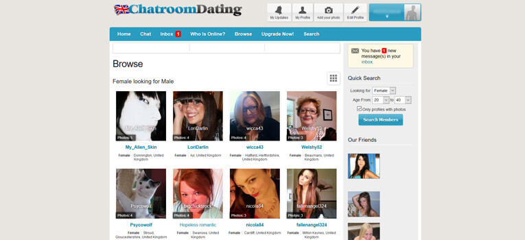 Dating- und chat-sites