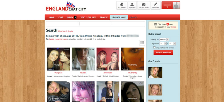 England Chat City